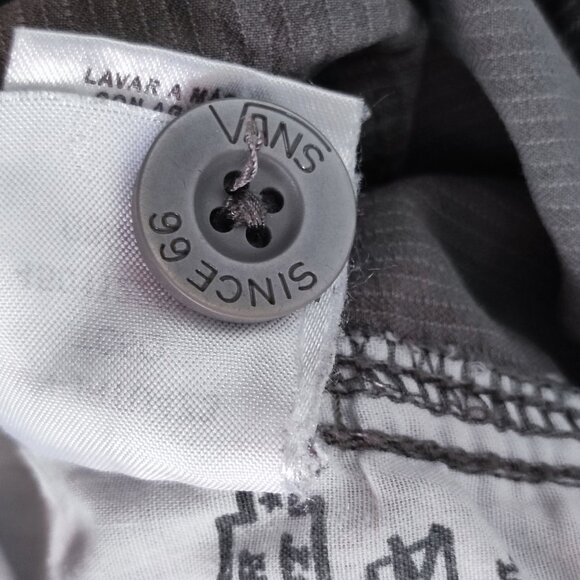 Vans cargo short men's size 34 light brown cotton side pockets - Picture 12 of 16